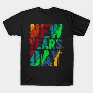 vintage color New Years Day T-Shirt